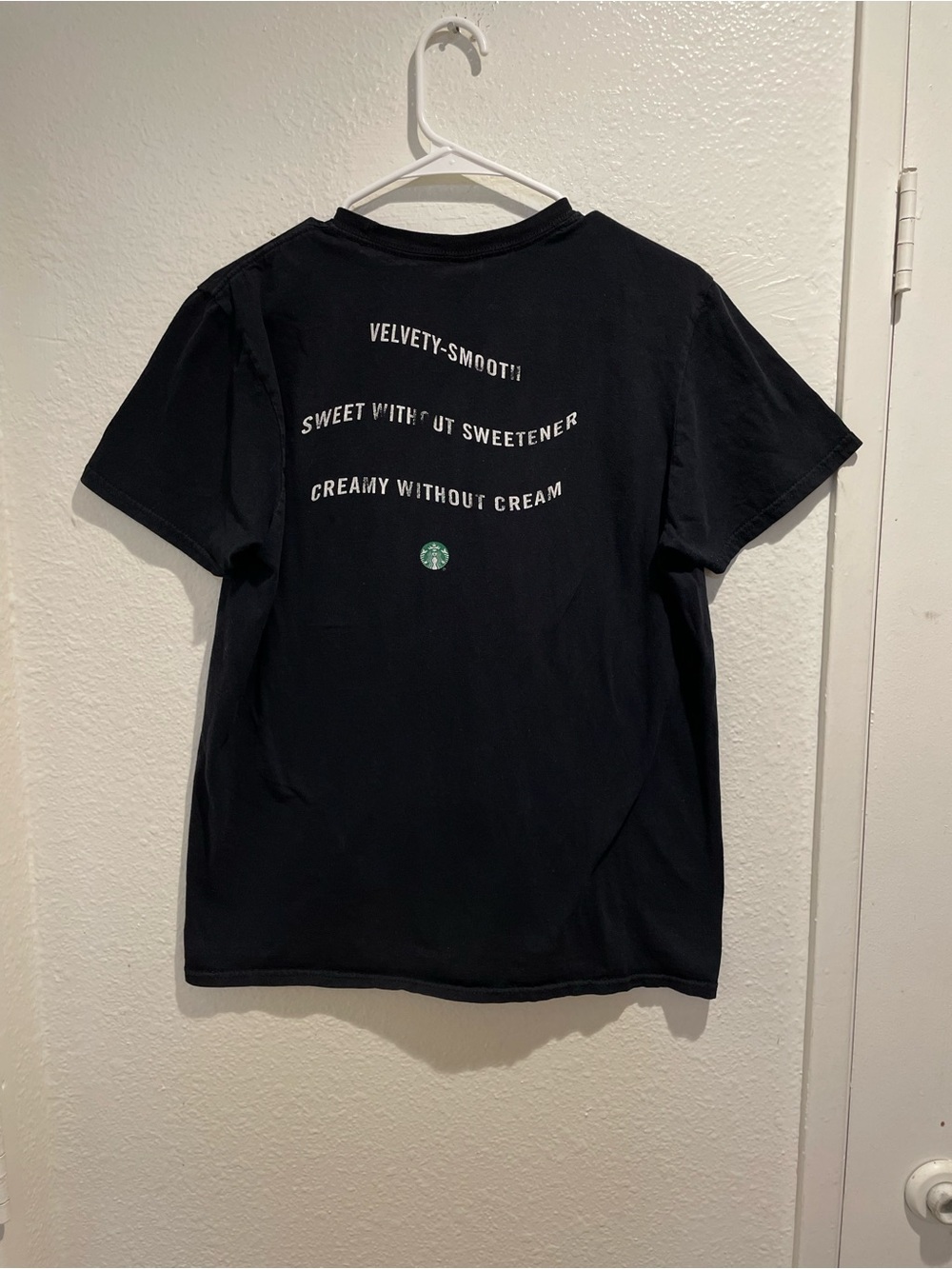 āļø Starbucks Whoa Nitro Cold Brew Tee Graphic Shirt Medium M ⢠Black Merch Cute - Picture 5 of 8